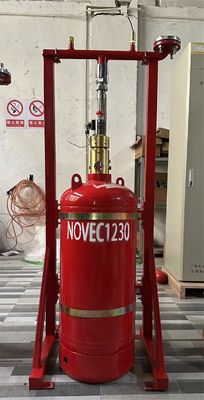 Качество  40L Enclosed Flooding Novec 1230 Fire Suppression System Without Pollution For Storage Room Фабрика