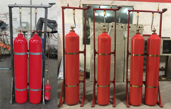 Качество  70Ltr Carbon Dioxide Fire Extinguishing Systems CO2 Automatic Fire Extinguisher 5.7MPa Фабрика