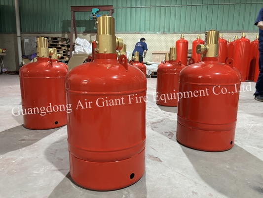 Качество  Cylinder For FM200 Fire Extinguishing System Without Pollution For Library Фабрика