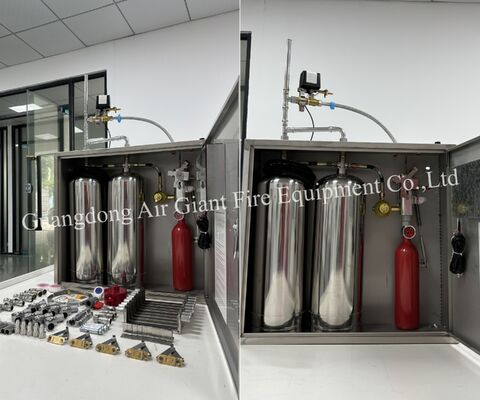 Качество  Wet Chemical Kitchen Fire Extinguishing System Single And Double Bottle Group Фабрика