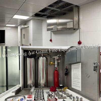 Качество  Double Bottles Automatic Protection Kitchen Hood Fire System Фабрика