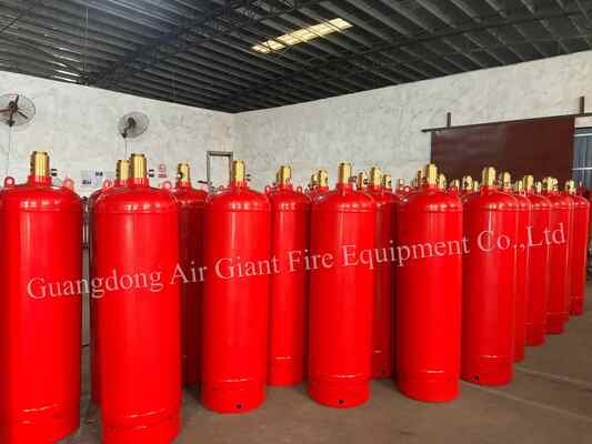 Качество  HFC227ea fire suppression system cylinder for telecommunication room Фабрика