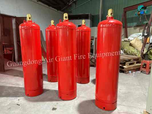 Качество  Non Corrosive FM200 Fire Extinguishing System Cylinder Without Pollution For Storage Room Фабрика