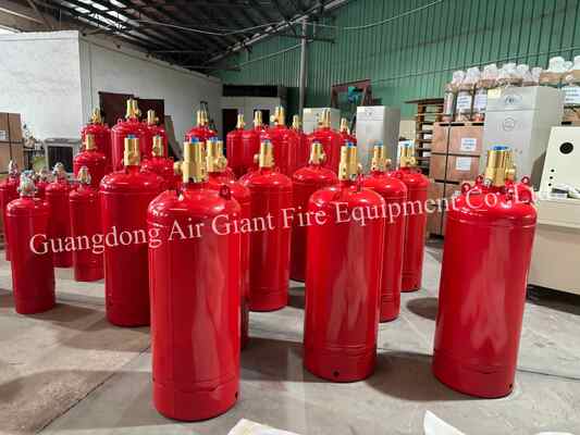 Качество  Insulated FM200 Fire Extinguishing System Cylinder Without Residue For Telecommunication Room Фабрика