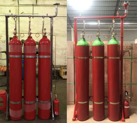 Закрытый затопляя инертный газ Argonite IG55 для пожаротушения