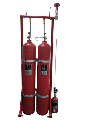 Закрытая затопляя инертная система подавления 80L газа огня Ig55 140L