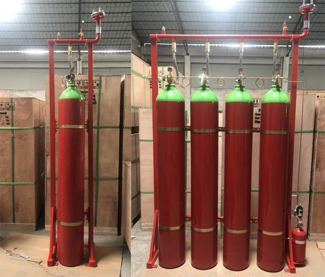 Пожаротушение системы 22.37kg 33.56kg инертного газа Inergen IG541