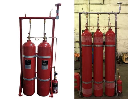 пожаротушение времени 120s системы инертного газа 80Ltr IG541 распыляя
