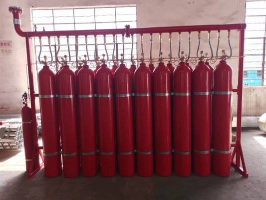IG541 Система подавления пожара от инертных газов с обнаружением пламени 200-300 бар 10-50°C