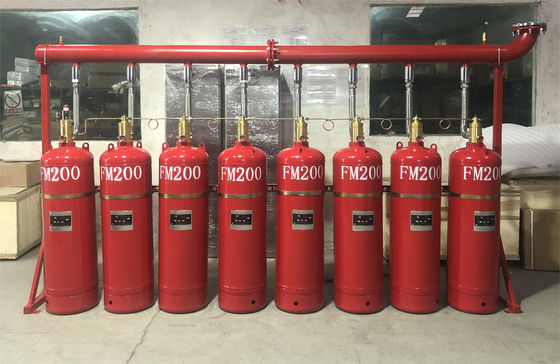 Система газа Fm200 без загрязнения для складского помещения