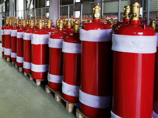 Система пожаротушителя HFC227ea без остатков в помещении UPS