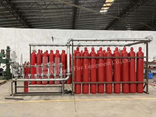 Система пожаротушения с инертным газом аргонитом IG55 для защиты от пожаров