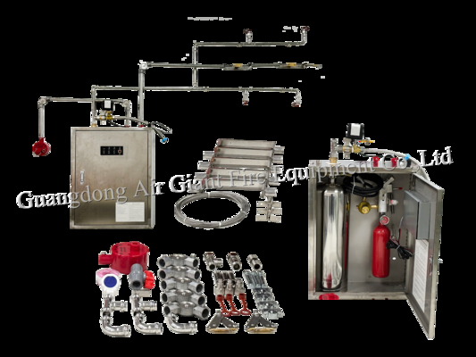 ОДНОЦИЛИНДРОВАЯ АВТОМАТИЧЕСКАЯ СИСТЕМА ПОЖАРОТУШЕНИЯ ДЛЯ КУХНИ