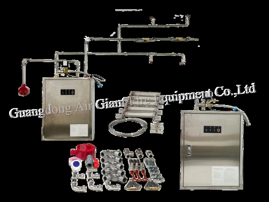 Кухонный капот влажная химическая автоматическая система пожаротушения