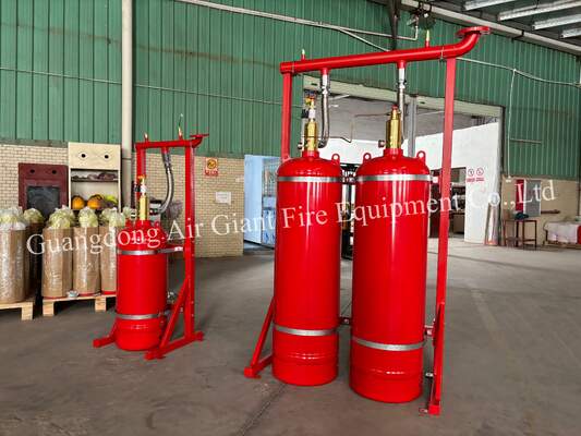 Система с газом FM200 без загрязнения для помещения ИБП